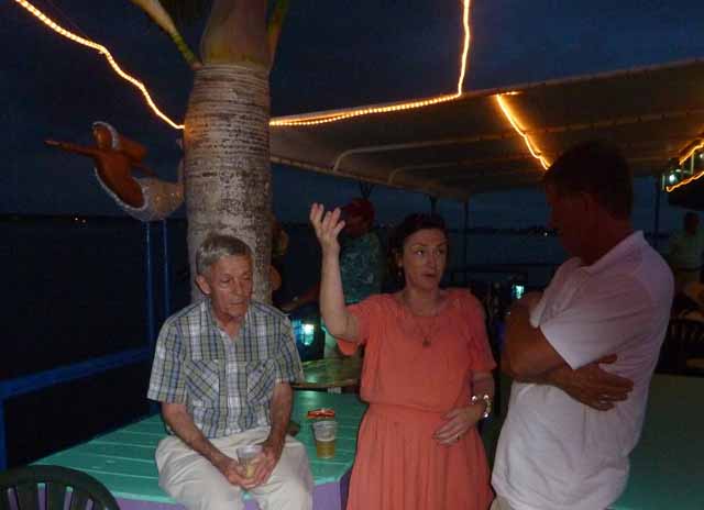 sheila, charlie and jerry on the labarge